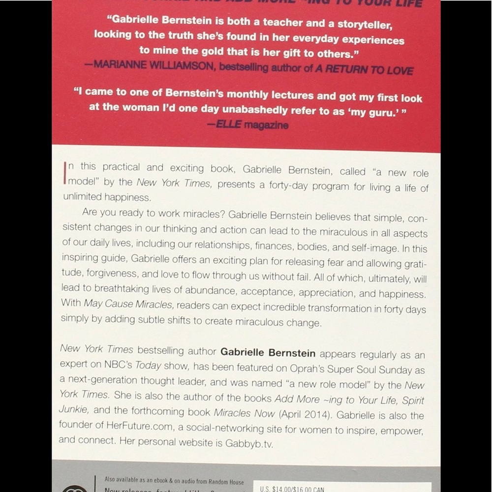 May Cause Miracles: A 40-Day Guidebook of Subtle Shifts for Radical change - Picture 2 of 2